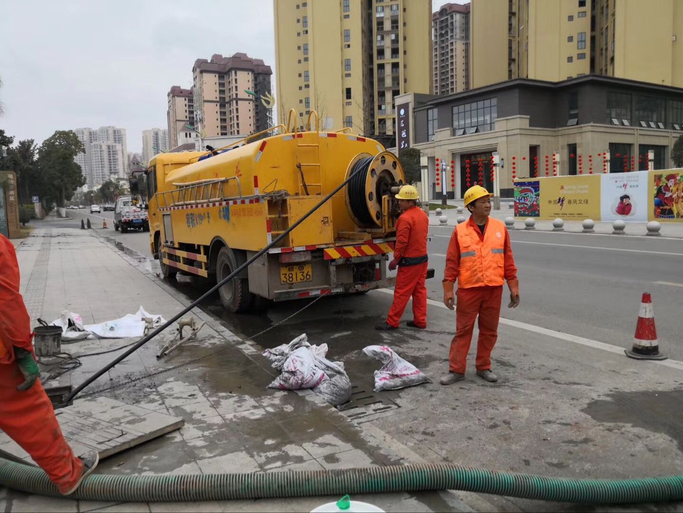 莒县排污管道清淤-管道清洗